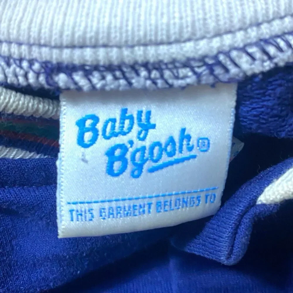 Vintage 90s Oshkosh B’Gosh Baseball Varisty Jacket Toddler 24mo Baby B'gosh USA